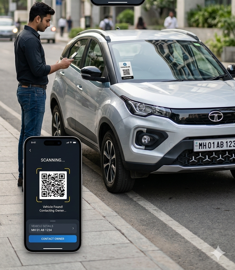 How vehicle QR system works